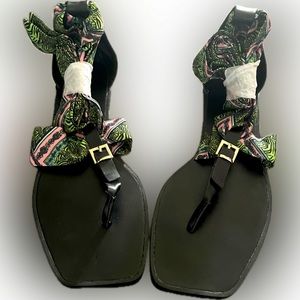 Jungle Green Sandals